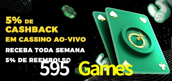 Promoções do cassino ao Vivo 595 Games